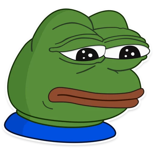 😔 Стикер «Frogalicious» для Telegram