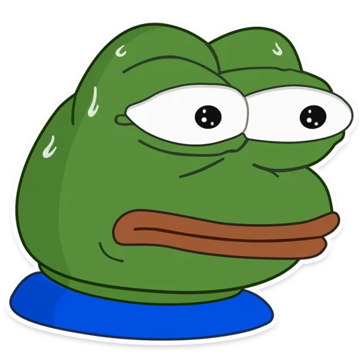 😨 Стикер «Frogalicious» для Telegram