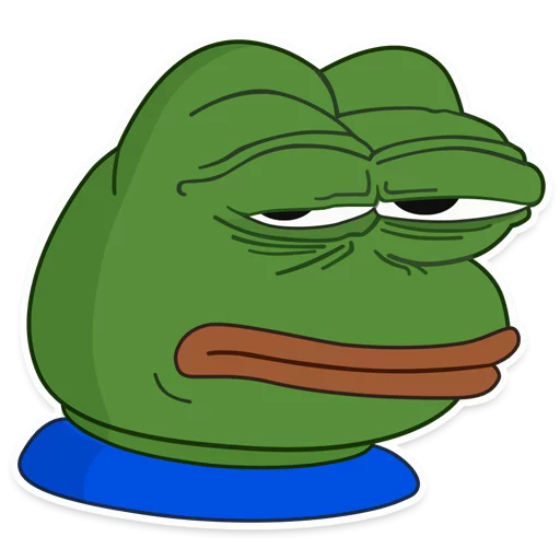 😒 Стикер «Frogalicious» для Telegram
