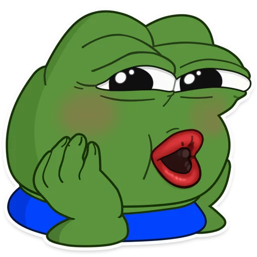 💋 Стикер «Frogalicious» для Telegram