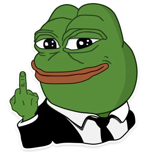 🖕 Стикер «Frogalicious» для Telegram