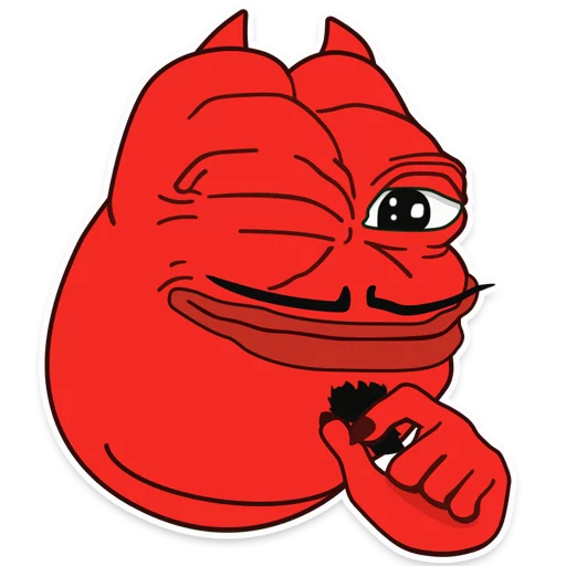 😈 Стикер «Frogalicious» для Telegram