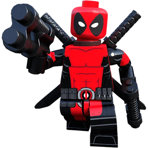 🔫 Стикер «LEGO герои» для Telegram