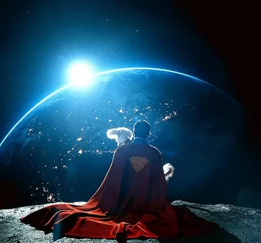 🌎 Стикер «Superman 2025» для Telegram