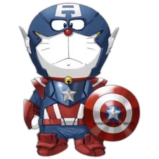 🇺🇸 Стикер «Supermon» для Telegram