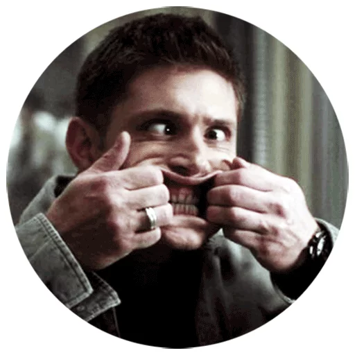 😬 Стикер «Supernatural» для Telegram
