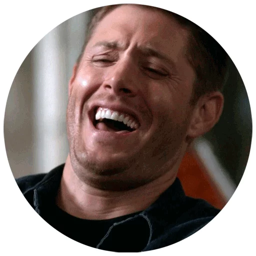 😆 Стикер «Supernatural» для Telegram