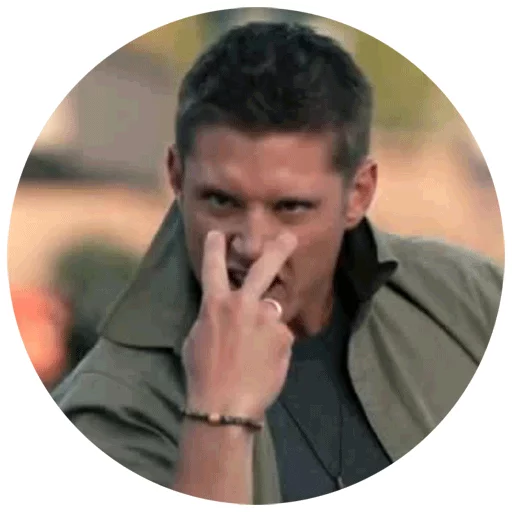 ✌ Стикер «Supernatural» для Telegram