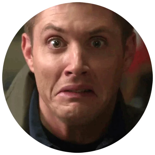 😲 Стикер «Supernatural» для Telegram