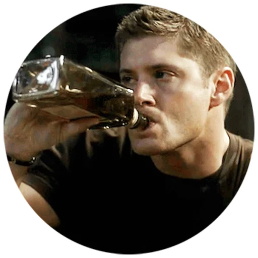 🍾 Стикер «Supernatural» для Telegram