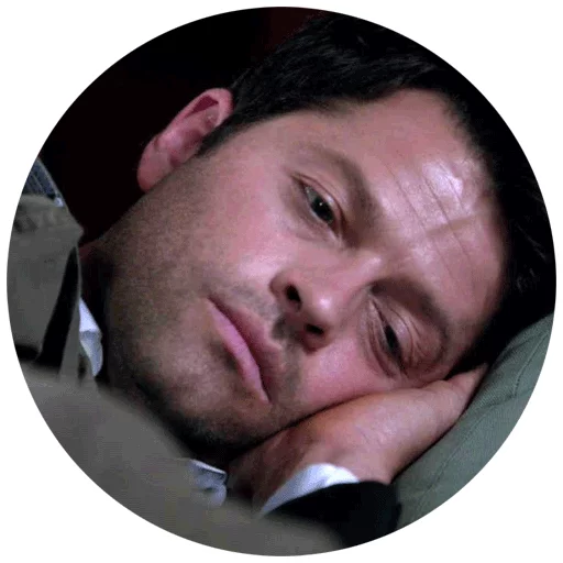 😔 Стикер «Supernatural» для Telegram