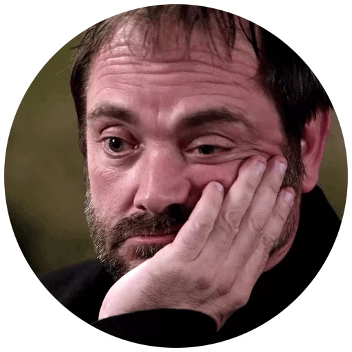 😟 Стикер «Supernatural» для Telegram