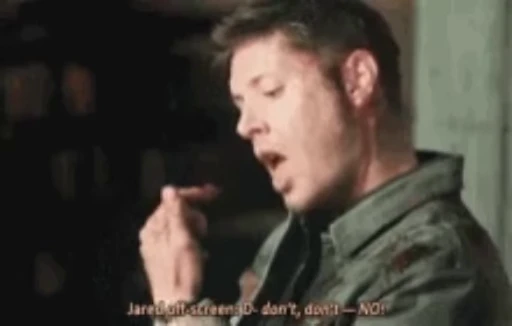 💩 Стикер «Сверхъестественное Supernatural» для Telegram