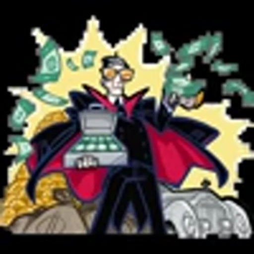 🤑 Эмодзи «Суперзлодей» для Telegram