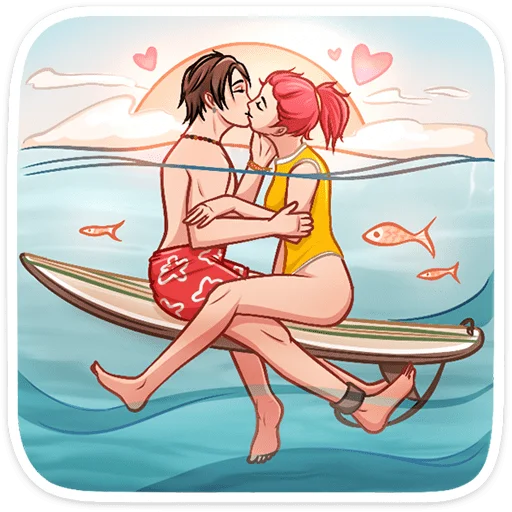 🥰 Стикер «Серфер Макс» для Telegram