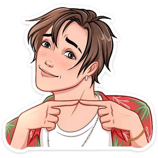 ☺ Стикер «Серфер Макс» для Telegram