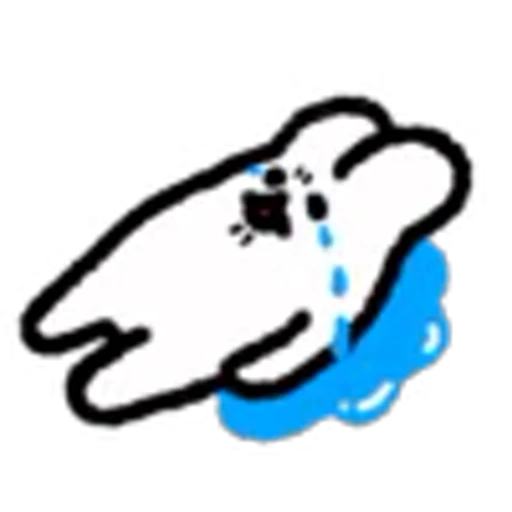 😭 Эмодзи «Surreal Rabbit» для Telegram