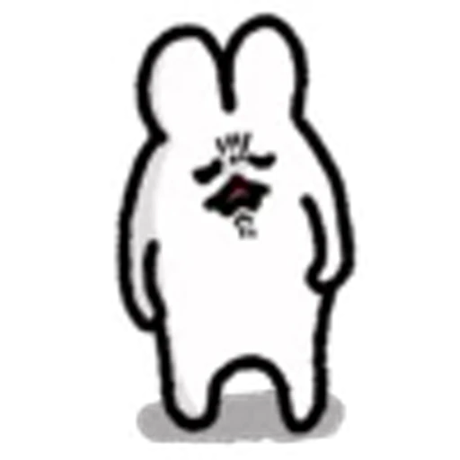 😩 Эмодзи «Surreal Rabbit» для Telegram