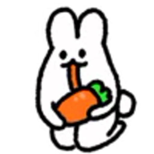 🥕 Эмодзи «Surreal Rabbit» для Telegram