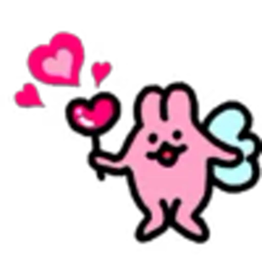 💕 Эмодзи «Surreal Rabbit» для Telegram