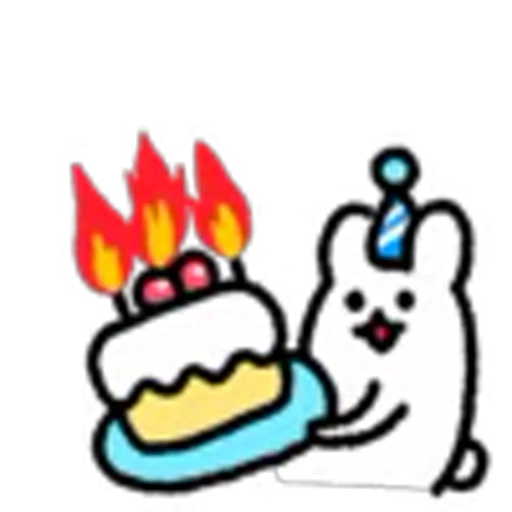 🎂 Эмодзи «Surreal Rabbit» для Telegram