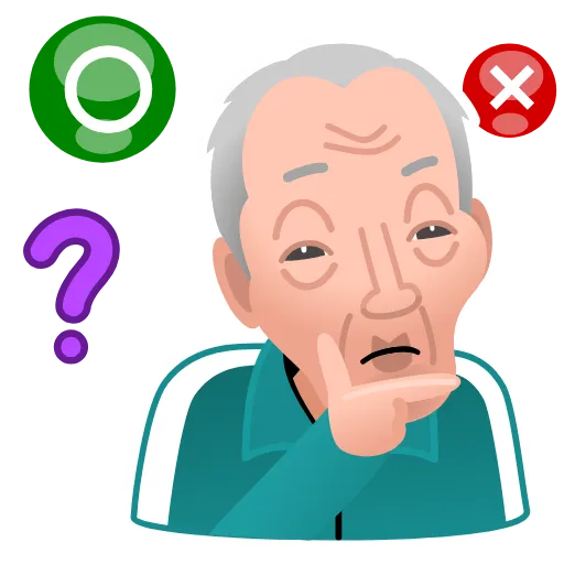 ❓ Стикер «Questions» для Telegram