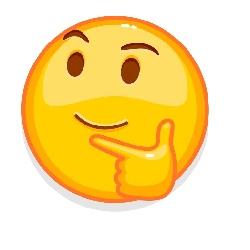 🤔 Стикер «Questions» для Telegram