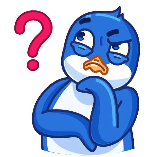 ❓ Стикер «Questions» для Telegram
