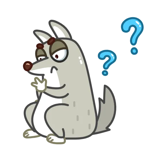 ❓ Стикер «Questions» для Telegram