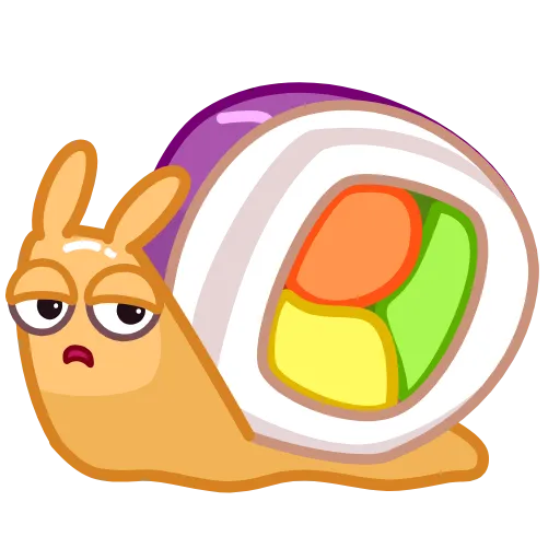 🐌 Стикер «Sushi» для Telegram