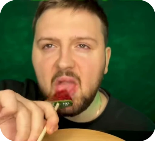 🍉 Стикер «Sushi Monsters» для Telegram