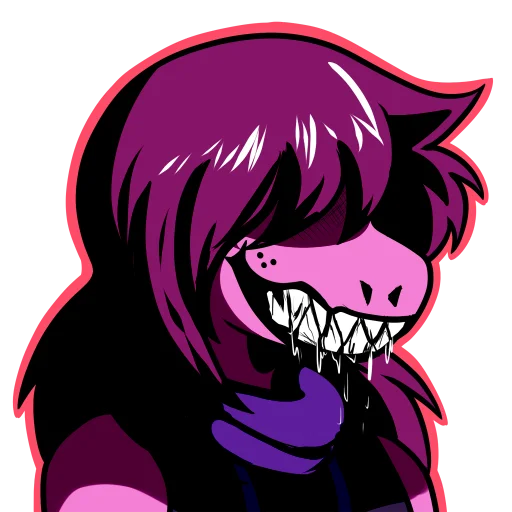 😈 Стикер «Susie_Deltarune» для Telegram