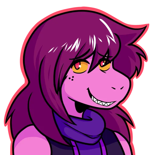 😀 Стикер «Susie_Deltarune» для Telegram