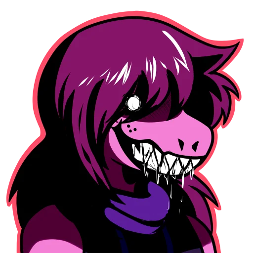 🤤 Стикер «Susie_Deltarune» для Telegram