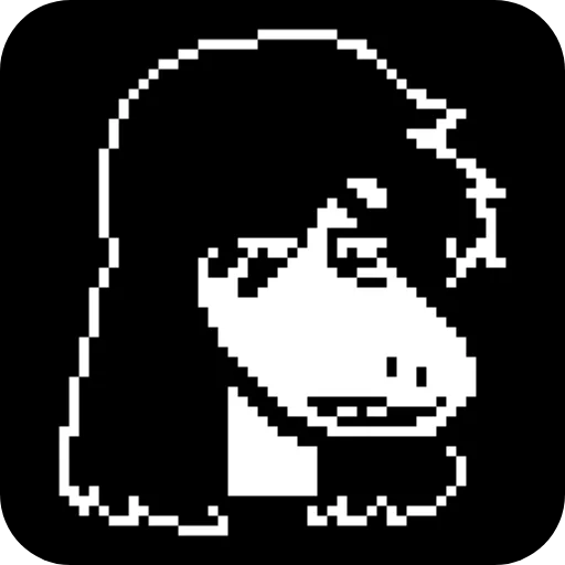 😔 Стикер «Susie Deltarune» для Telegram