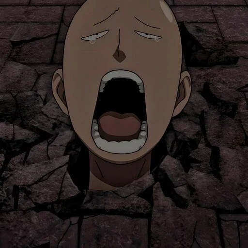 😭 Стикер «One Punch Man Saitama» для Telegram