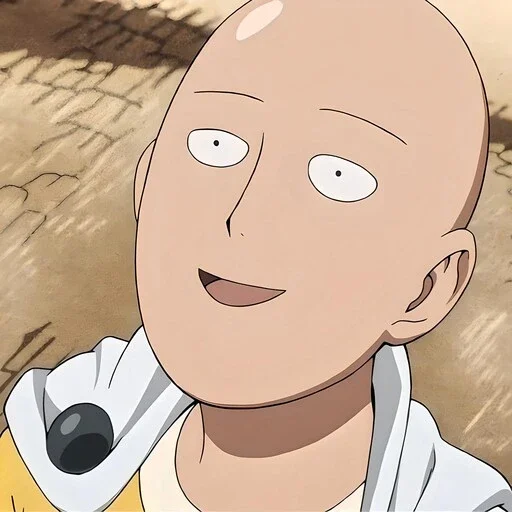😀 Стикер «One Punch Man Saitama» для Telegram