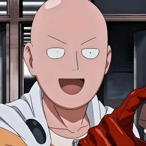 😀 Стикер «One Punch Man Saitama» для Telegram
