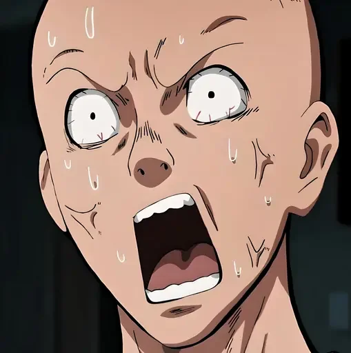 🤬 Стикер «One Punch Man Saitama» для Telegram