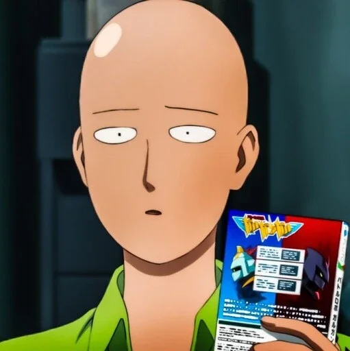 😧 Стикер «One Punch Man Saitama» для Telegram
