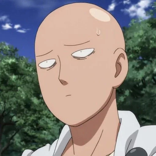 🫤 Стикер «One Punch Man Saitama» для Telegram