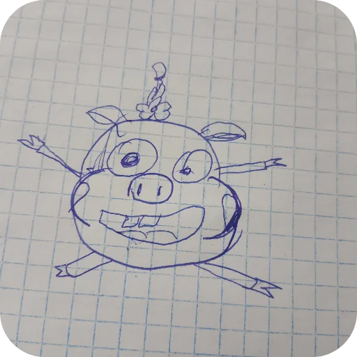 🔳 Стикер «Милое аниме» для Telegram
