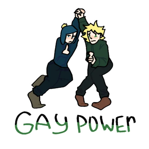 🏳️‍🌈 Стикер «SouthPark» для Telegram