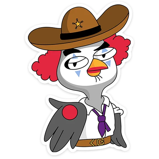 🤡 Стикер «Подозрительная Сова 2.0» для Telegram