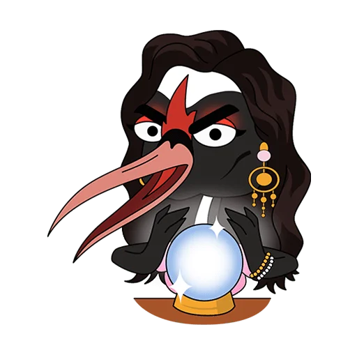 🔮 Стикер «Подозрительная сова Сезон 9 Без Текста» для Telegram