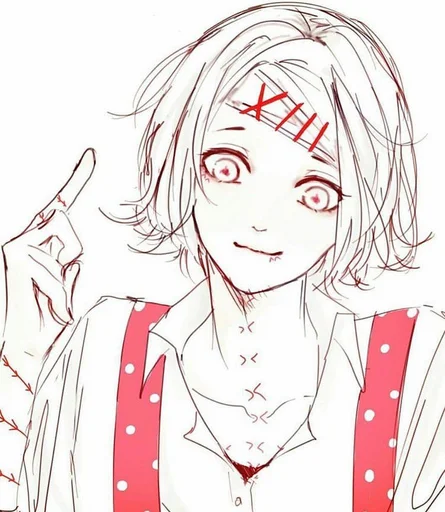 🖕 Стикер «Suzuya juuzou /̶» для Telegram