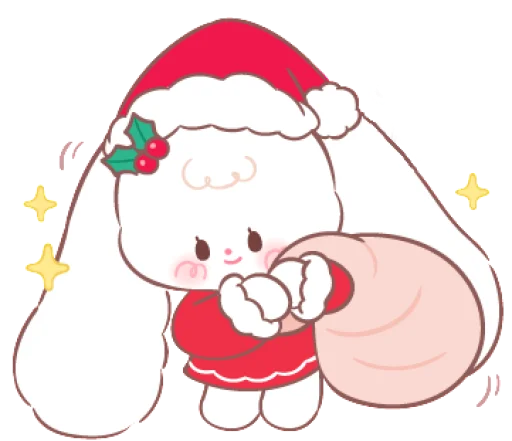 🎅 Стикер «new year ->» для Telegram