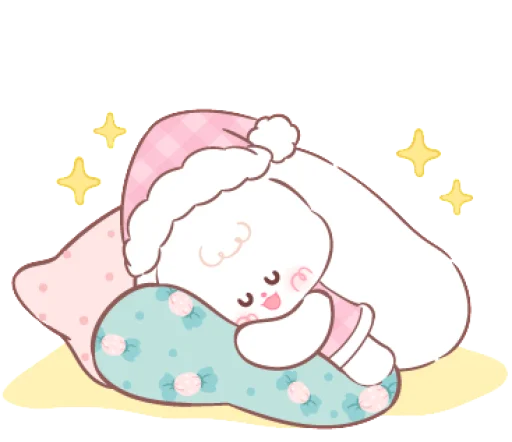 💤 Стикер «new year ->» для Telegram