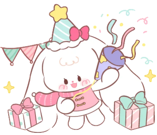 🎉 Стикер «new year ->» для Telegram