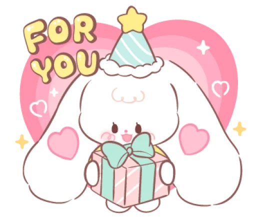 💝 Стикер «new year ->» для Telegram